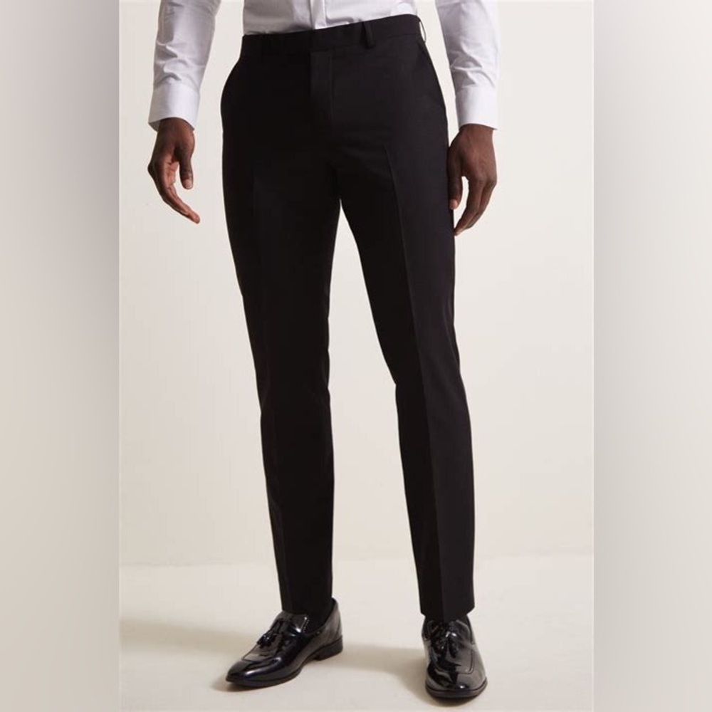 NWT H&M mens slim fit black dress pants!